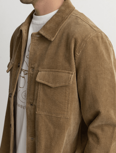 Cord Overshirt - RhythmC0823M - WT02 - SAN - Sand - 2XL