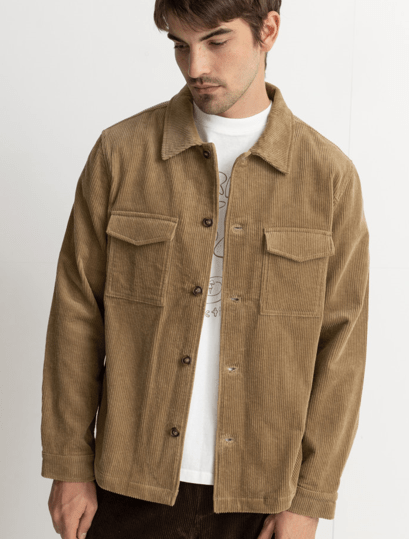 Cord Overshirt - RhythmC0823M - WT02 - SAN - Sand - 2XL