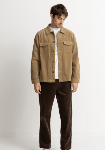Cord Overshirt - RhythmC0823M - WT02 - SAN - Sand - 2XL