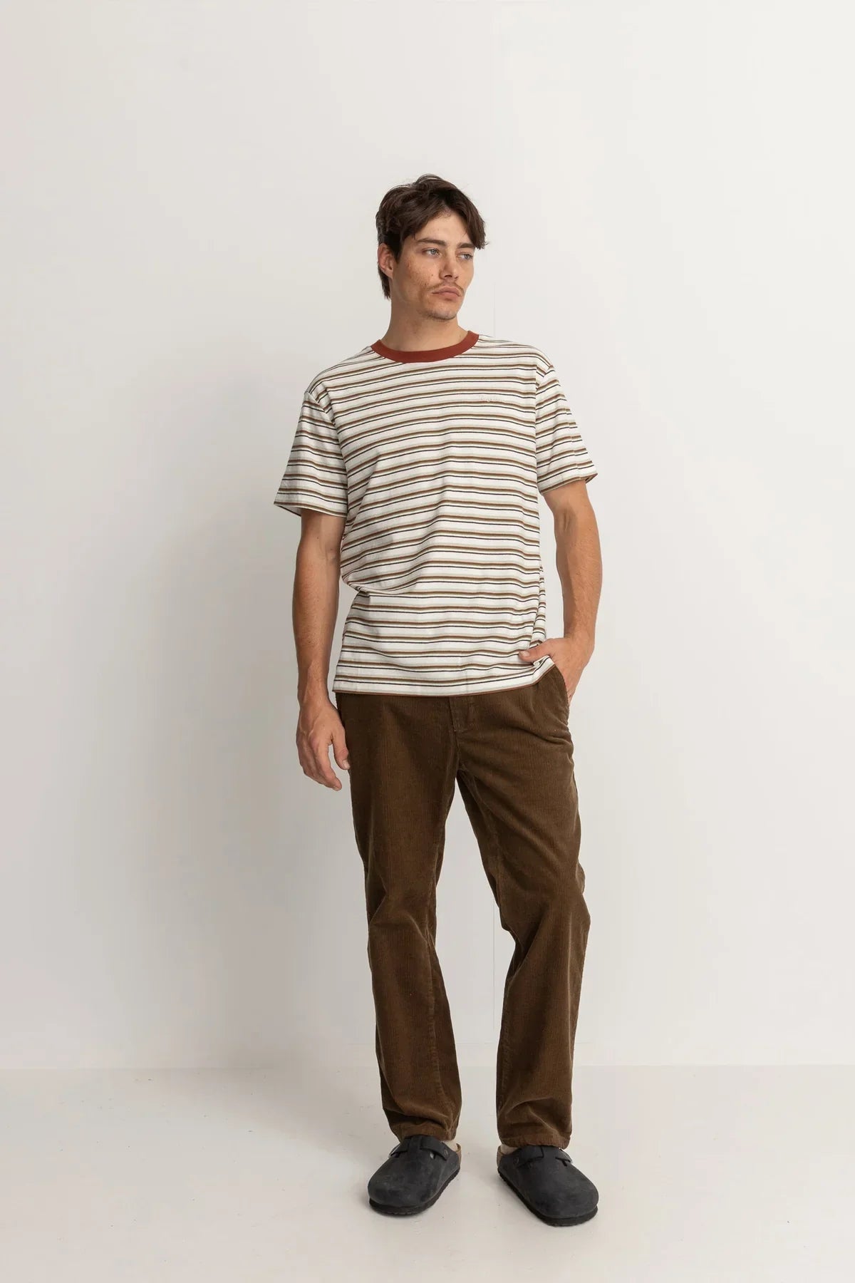 Cord Trouser - Rhythm0424M - PA03 - BAK - Bark - 30