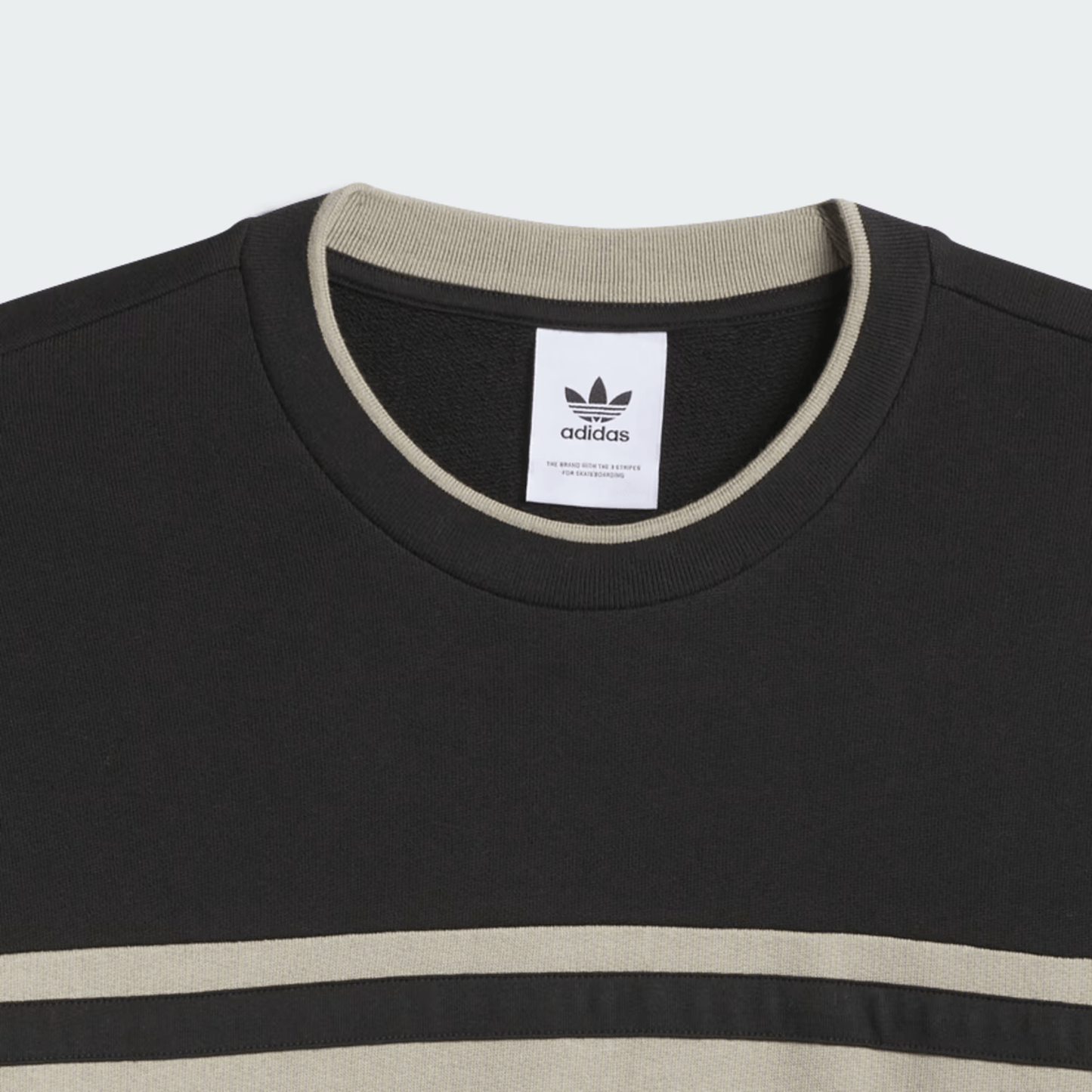 Crew Sweater - AdidasJC7605 - BLK/PUT - Black/Putbeige - L
