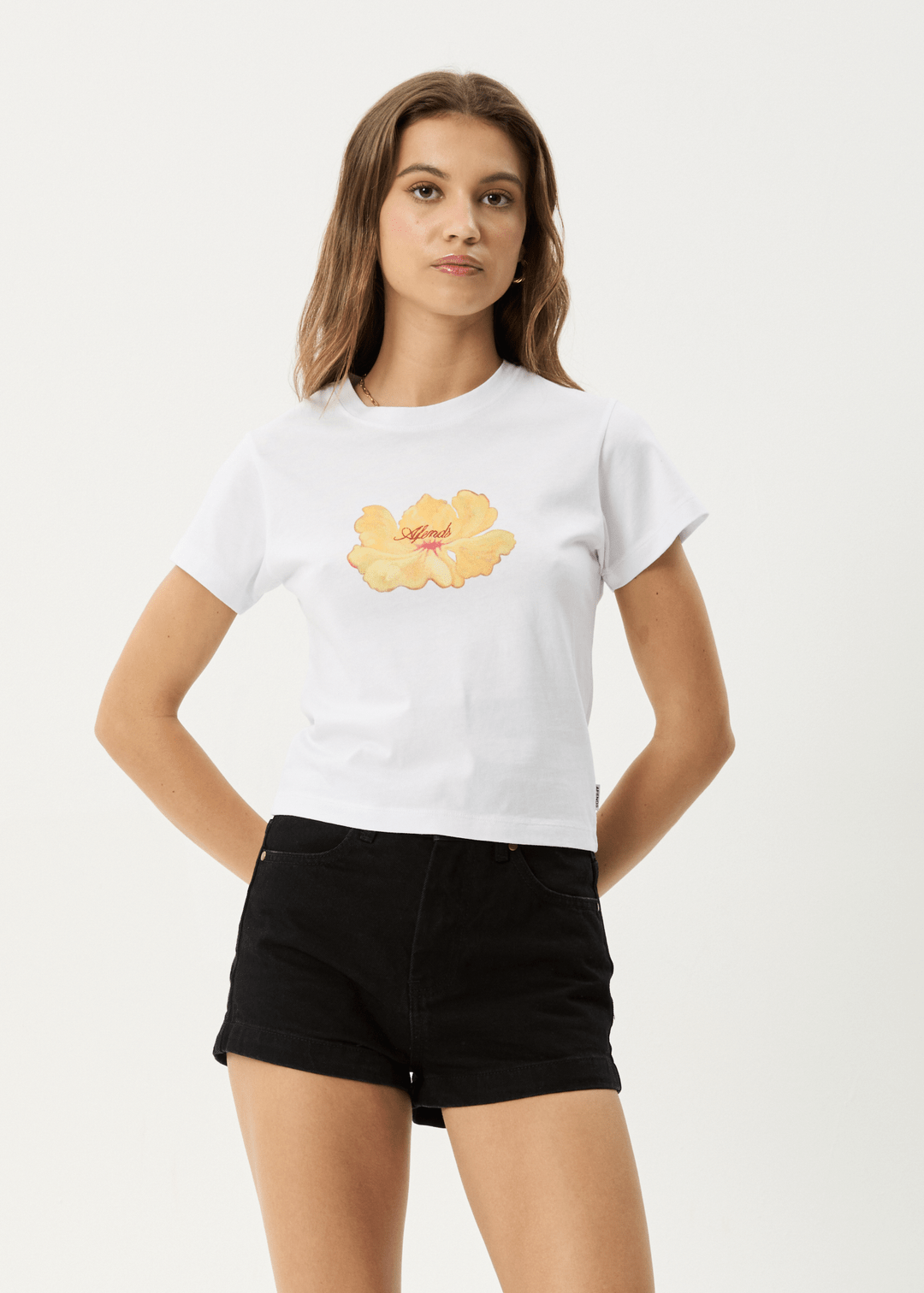 Dark Heaven - Recycled Baby Tee - AfendsW253002 - WHITE - XS