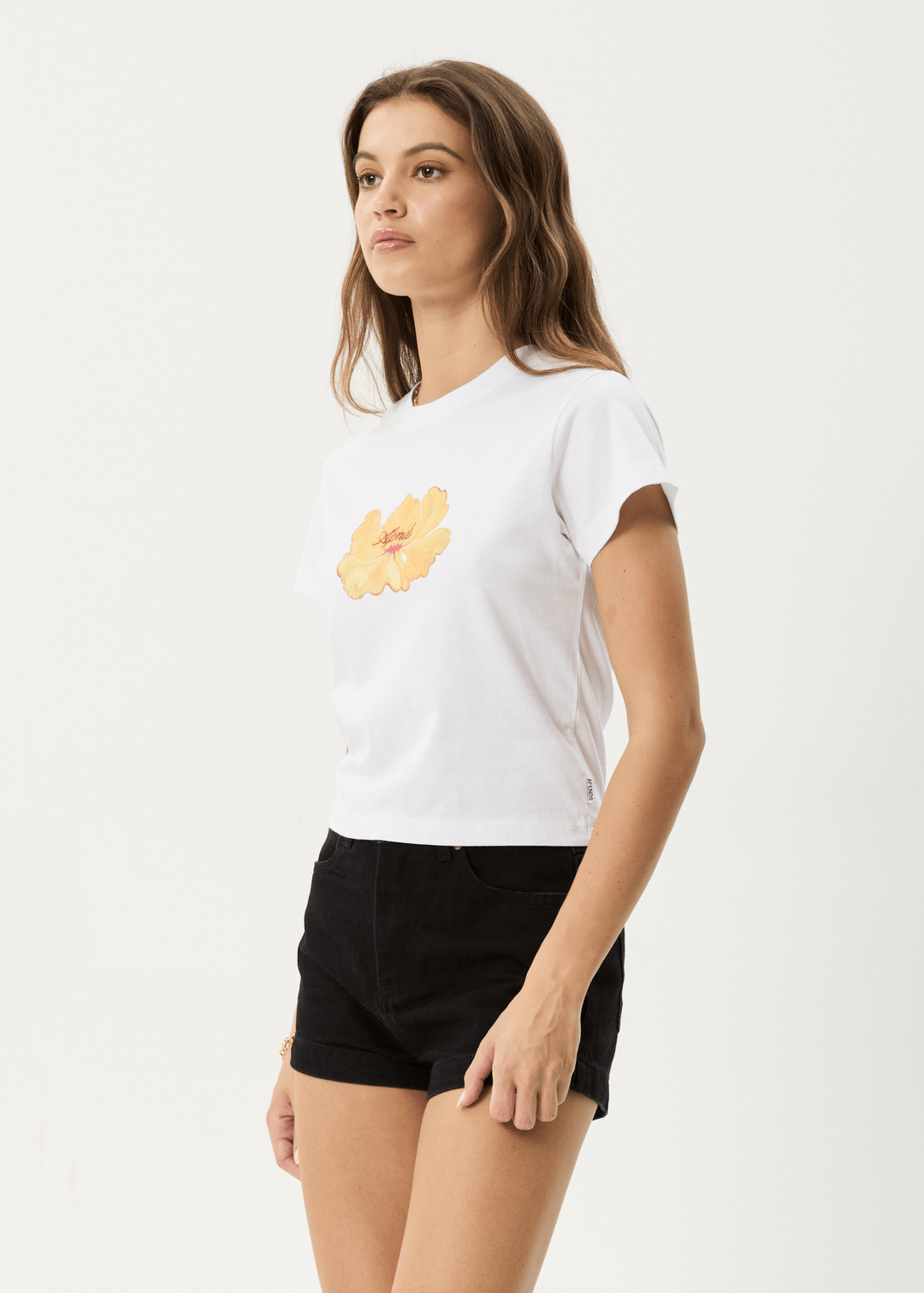 Dark Heaven - Recycled Baby Tee - AfendsW253002 - WHITE - XS