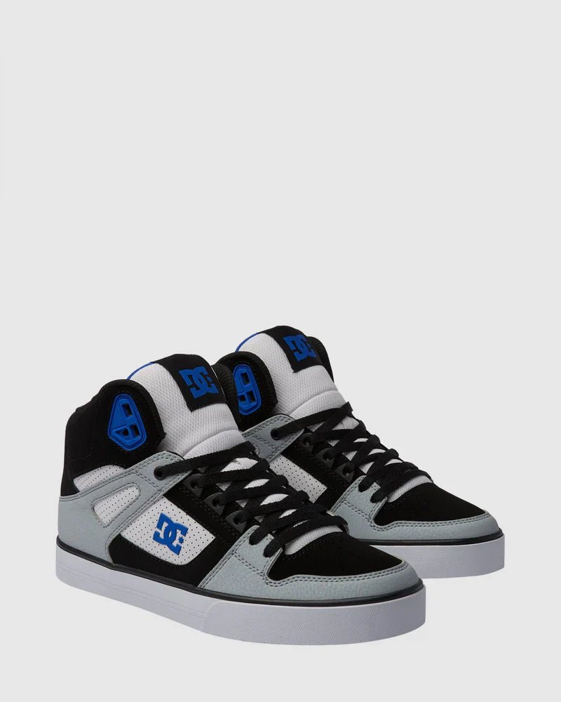 DC Pure High Top - DCADYS400043 - XKWB - Blk/Wht/Blu - 11