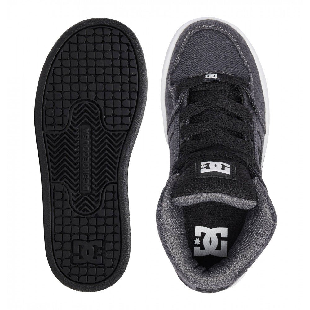 DC Pure High Top TX SE Boys - DCADBS100243 - Black/Armor - 1