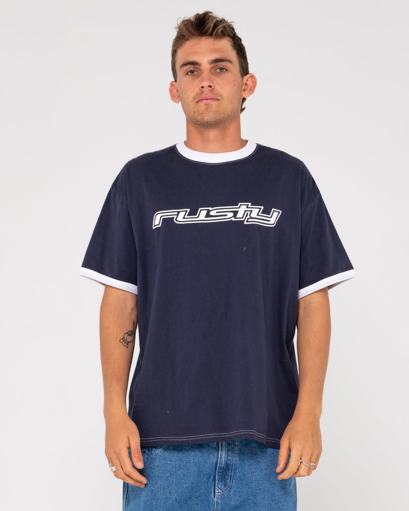 Dead Ringer Short Sleeve Tee - RustyTTM2846 - NVB - Navy Blue - L