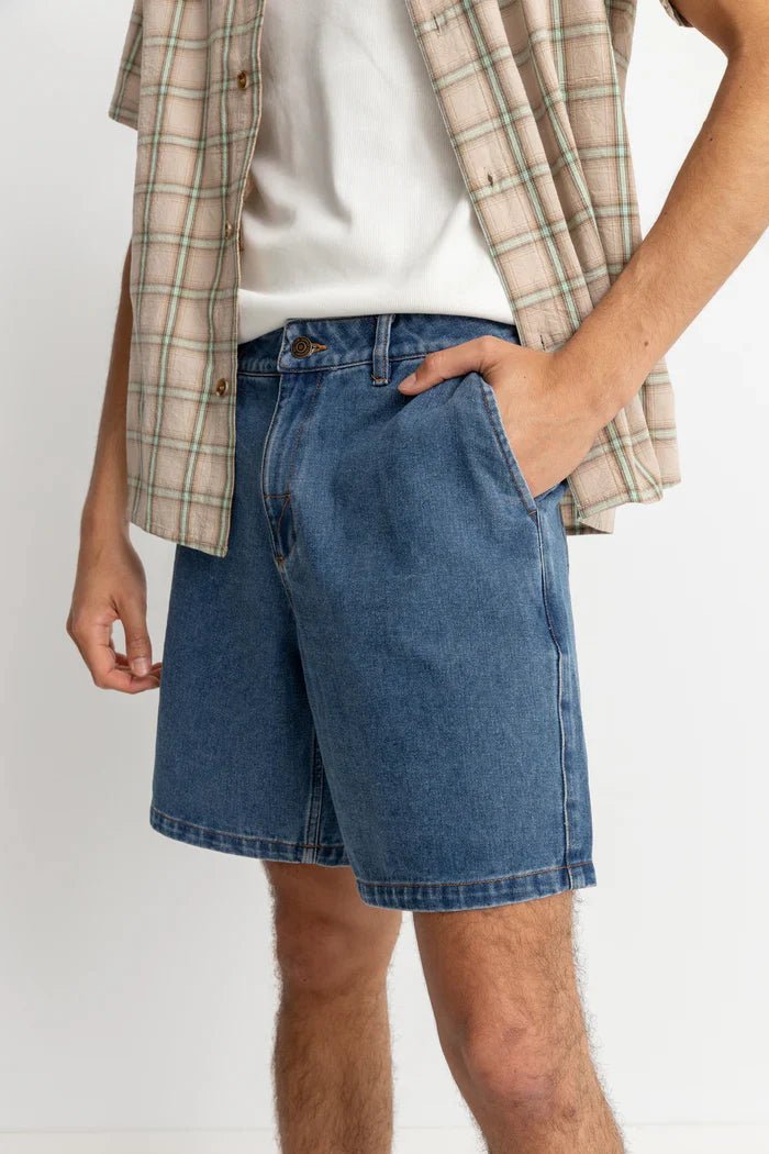 Denim Essential Short - Rhythm0724M - WA01 - DBL - Dark Blue - 28