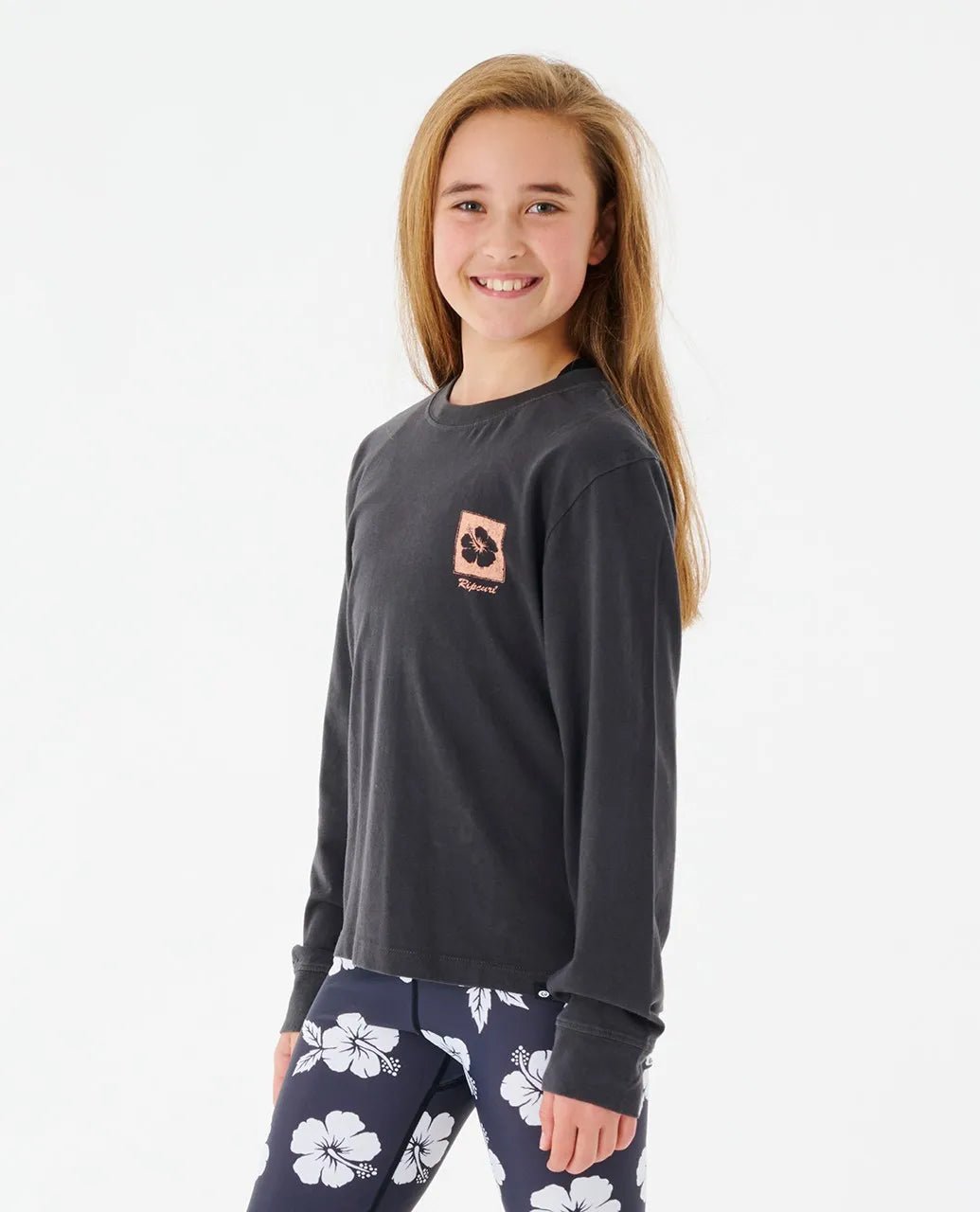 Desert Waves LS Tee Girl - Rip Curl012GTE - Washed Black - 10
