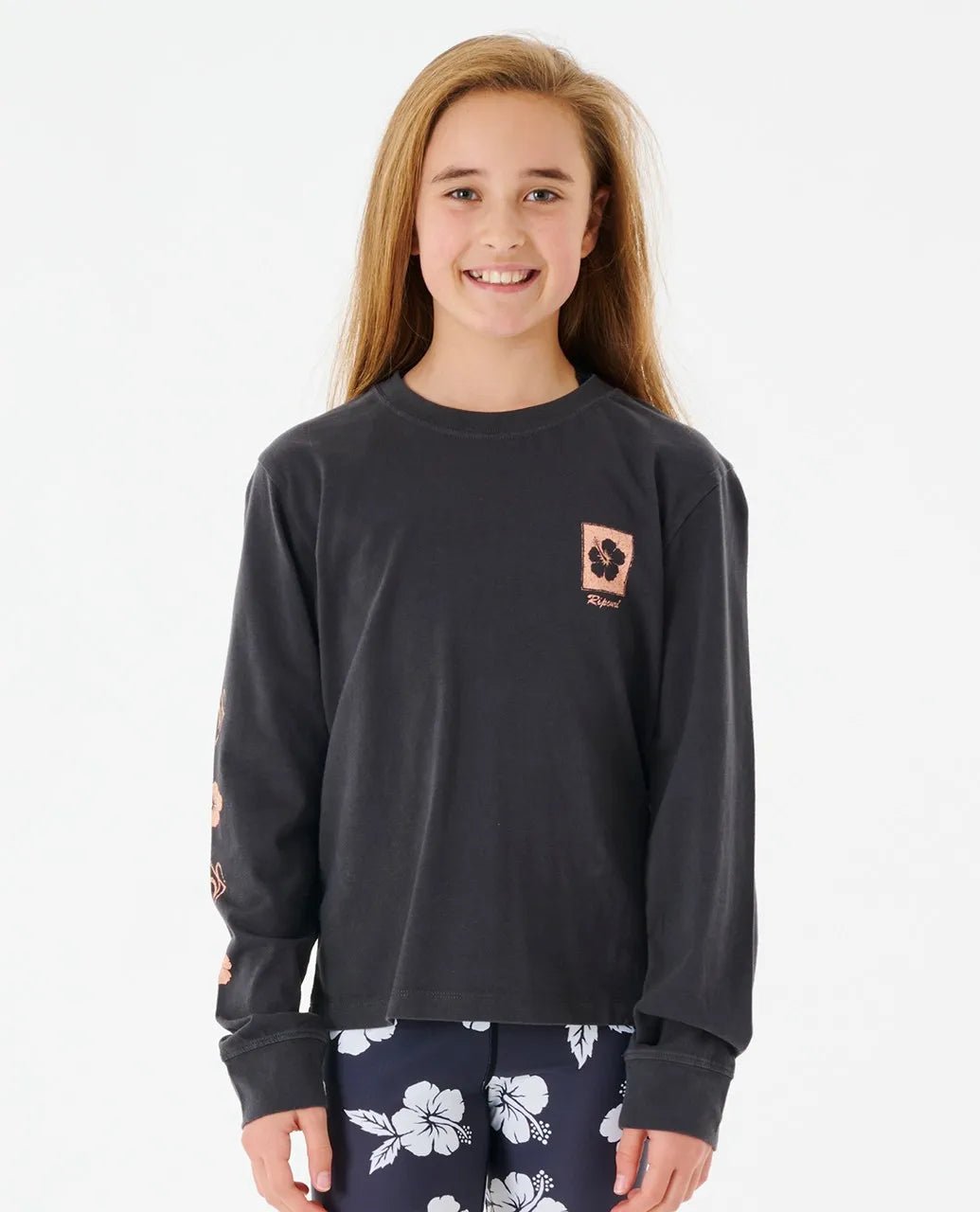 Desert Waves LS Tee Girl - Rip Curl012GTE - Washed Black - 10
