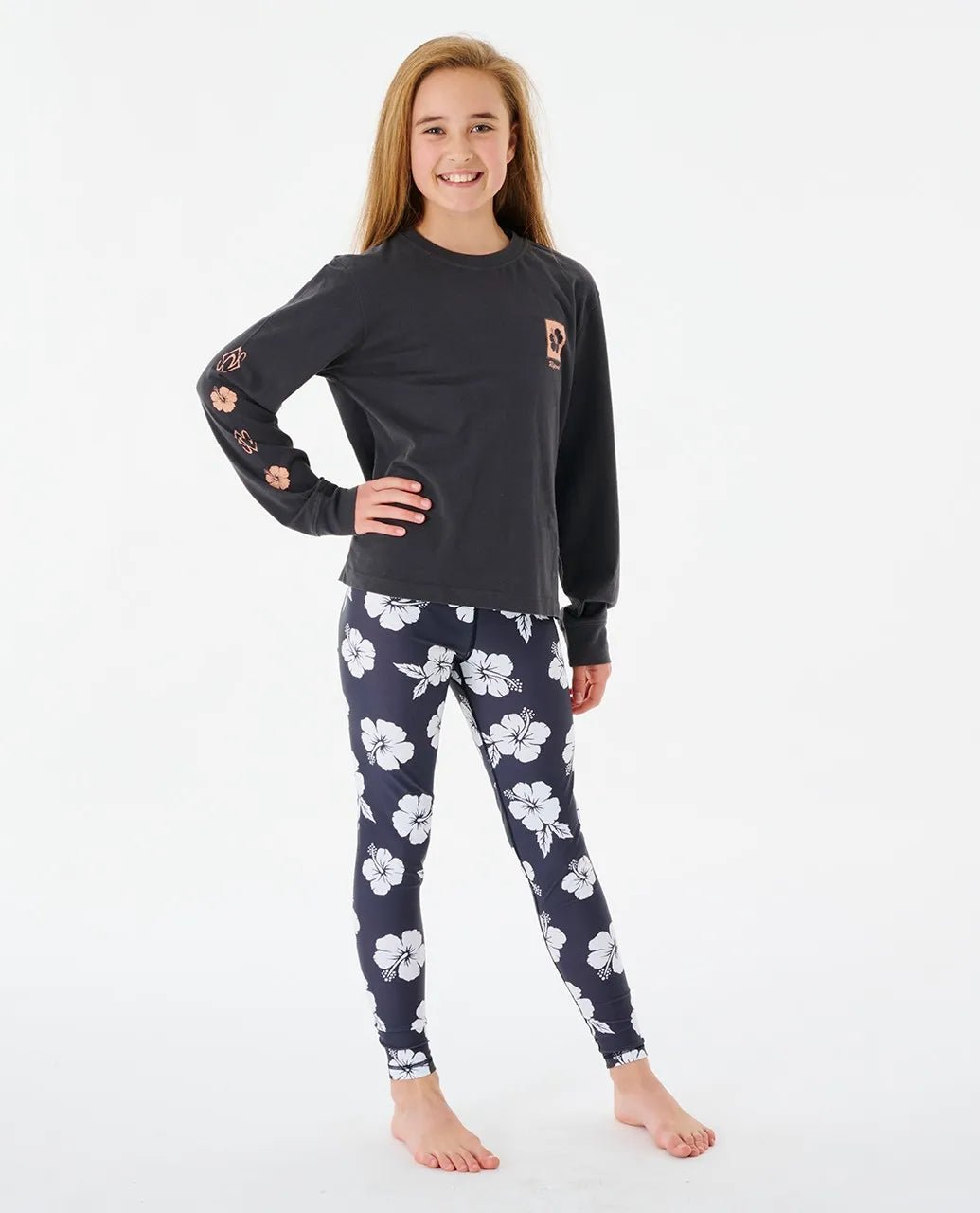 Desert Waves LS Tee Girl - Rip Curl012GTE - Washed Black - 10