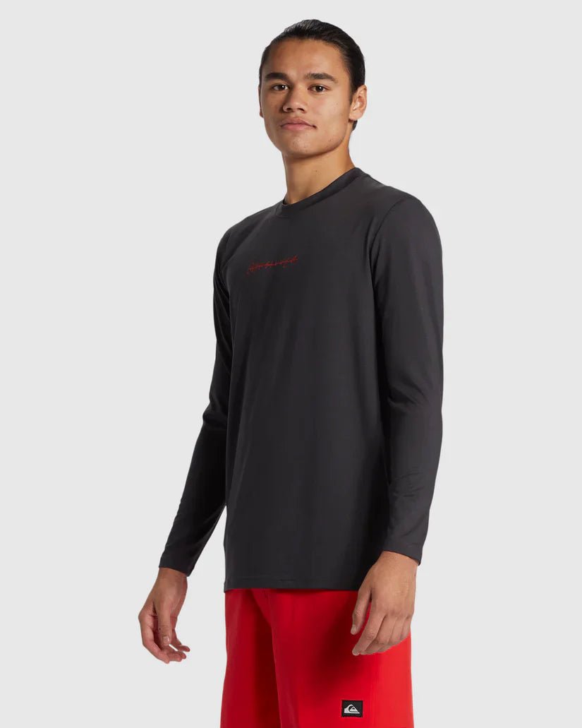 DNA Rushed Logo Surf Tee LS - Quiksilveraqywr03191 - kta0 - Tarmac - L