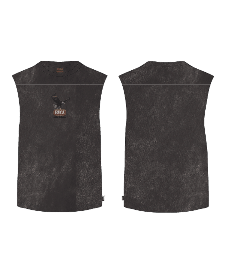 EAGLE MUSCLE - RVCAUVYZT00982 - WASHED BLACK - S