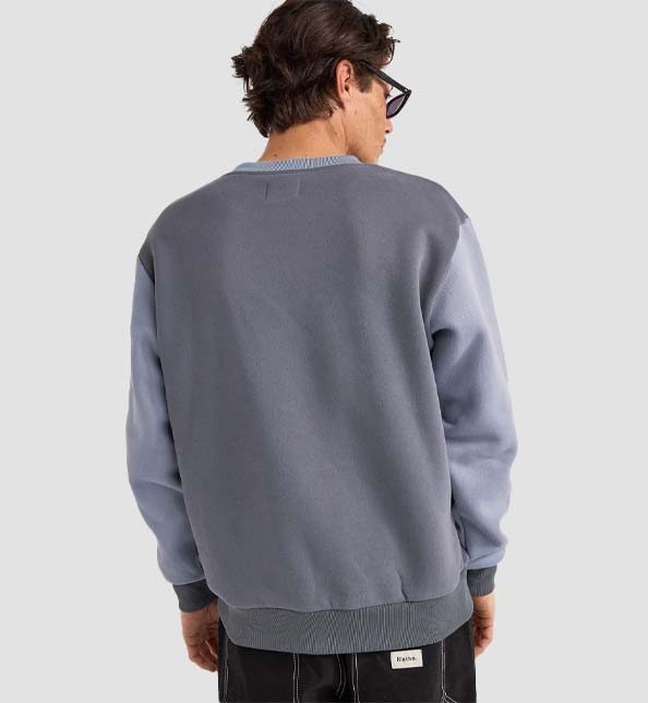 ELLIPSE SUN FLEECE CREW - Rhythm0125M - FL02 - BLUE - S