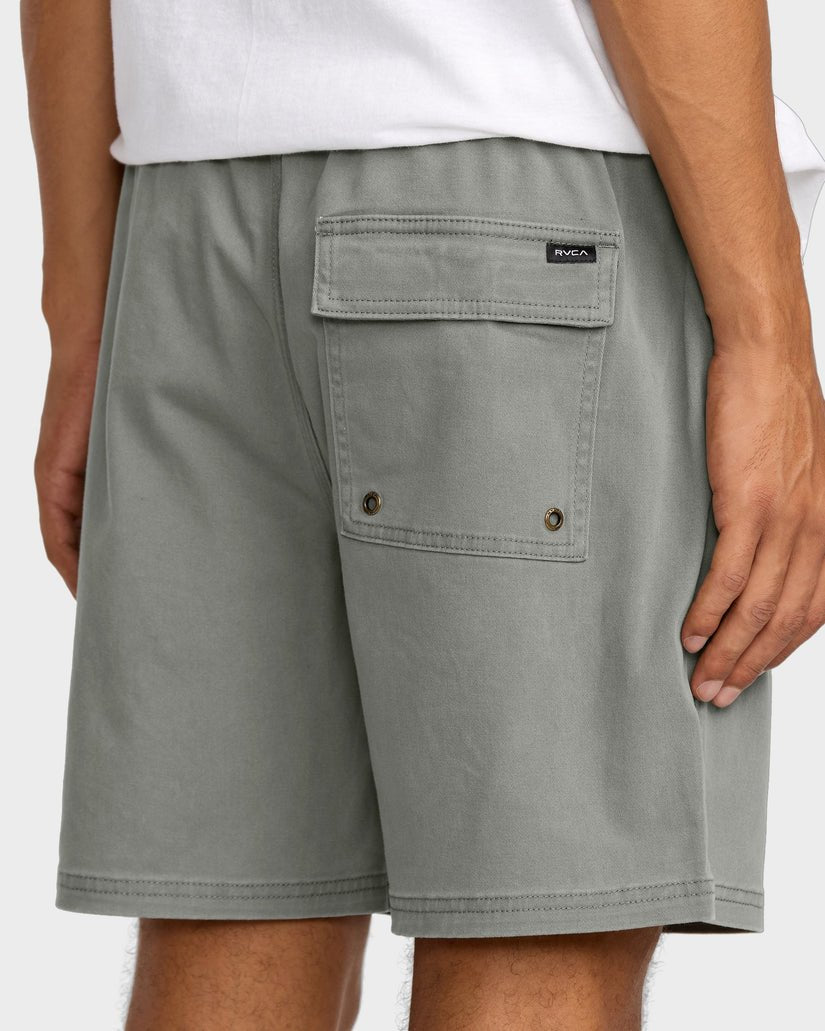 ESCAPE ELASTIC SHORT - RVCAM2073REE - Sage Leaf - S