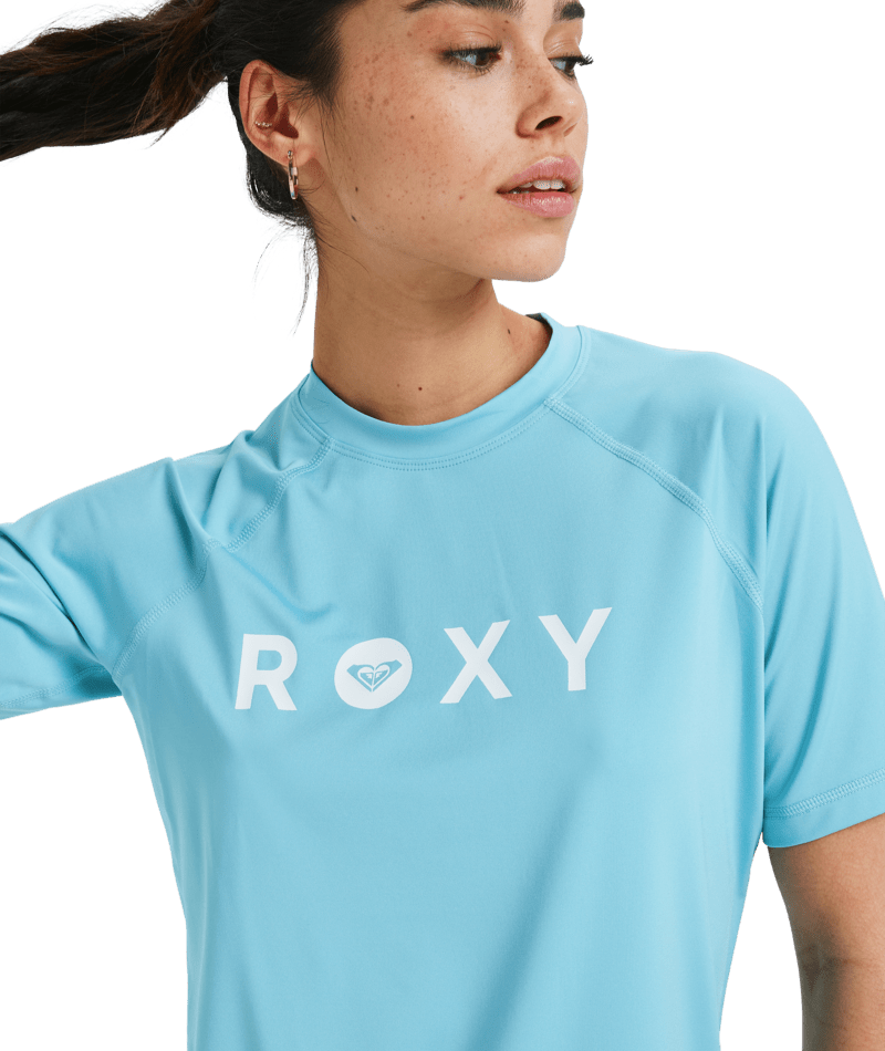 ESSENTIAL LYCRA SS - RoxyERJWR03879 - COASTAL SHADE - XS