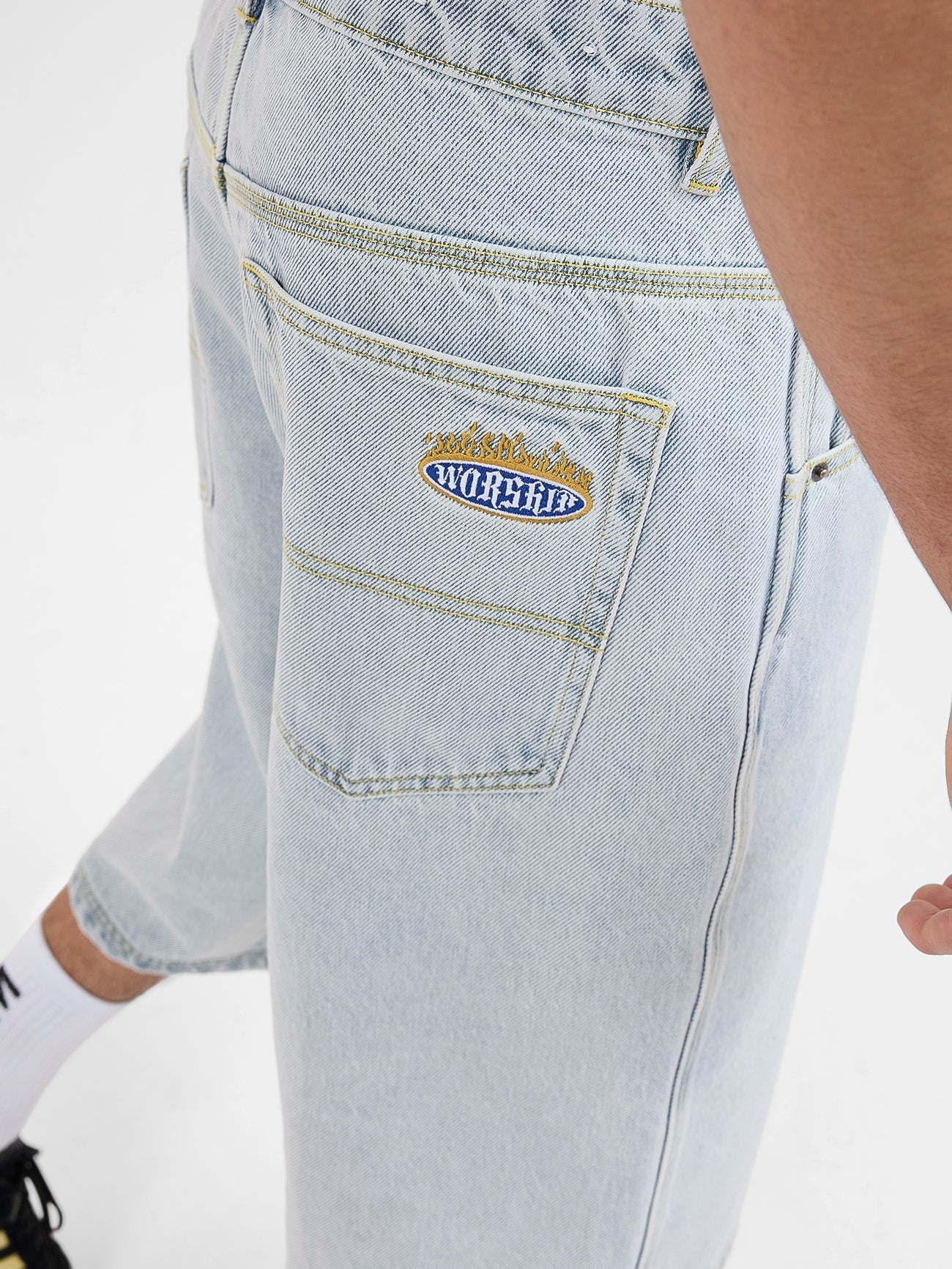 Eternal Dozer Jeanshort - WorshipPH24 - 312E - Arctic Blue - 28