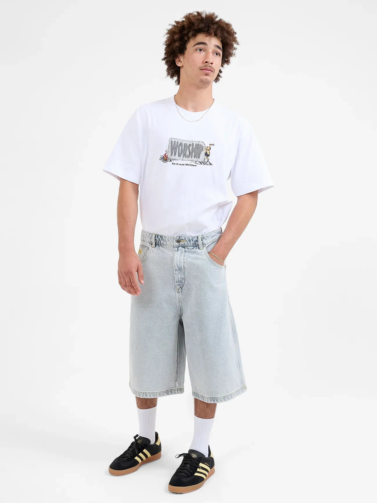 Eternal Dozer Jeanshort - WorshipPH24 - 312E - Arctic Blue - 28