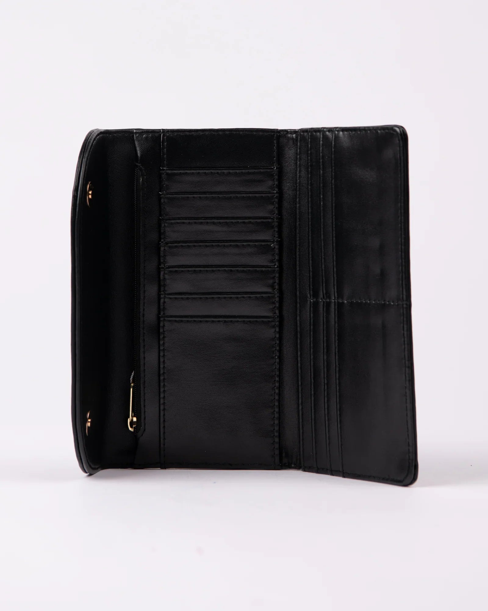 Eve Flap Wallet - RustyWAL0899 - BLK - Black - OSFM