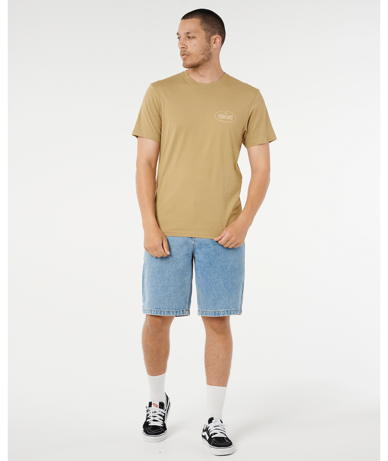 EVERYDAY TEE - Rip Curl0UPMTE - DARK KHAKI - XS