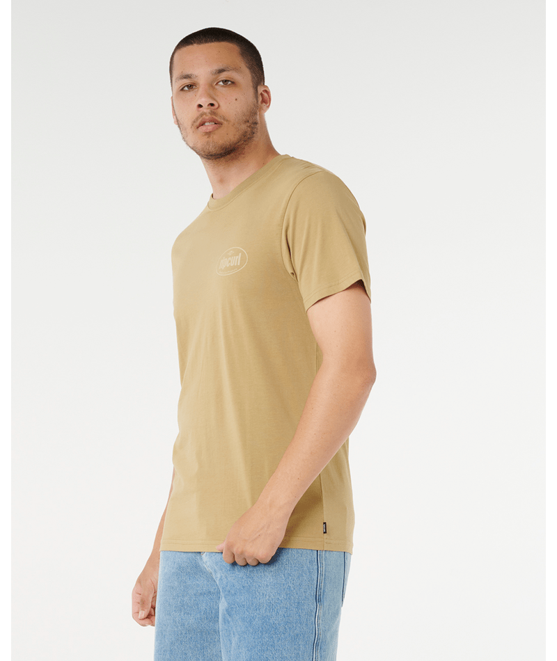 EVERYDAY TEE - Rip Curl0UPMTE - DARK KHAKI - XS