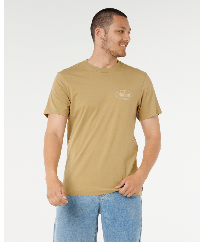 EVERYDAY TEE - Rip Curl0UPMTE - DARK KHAKI - XS