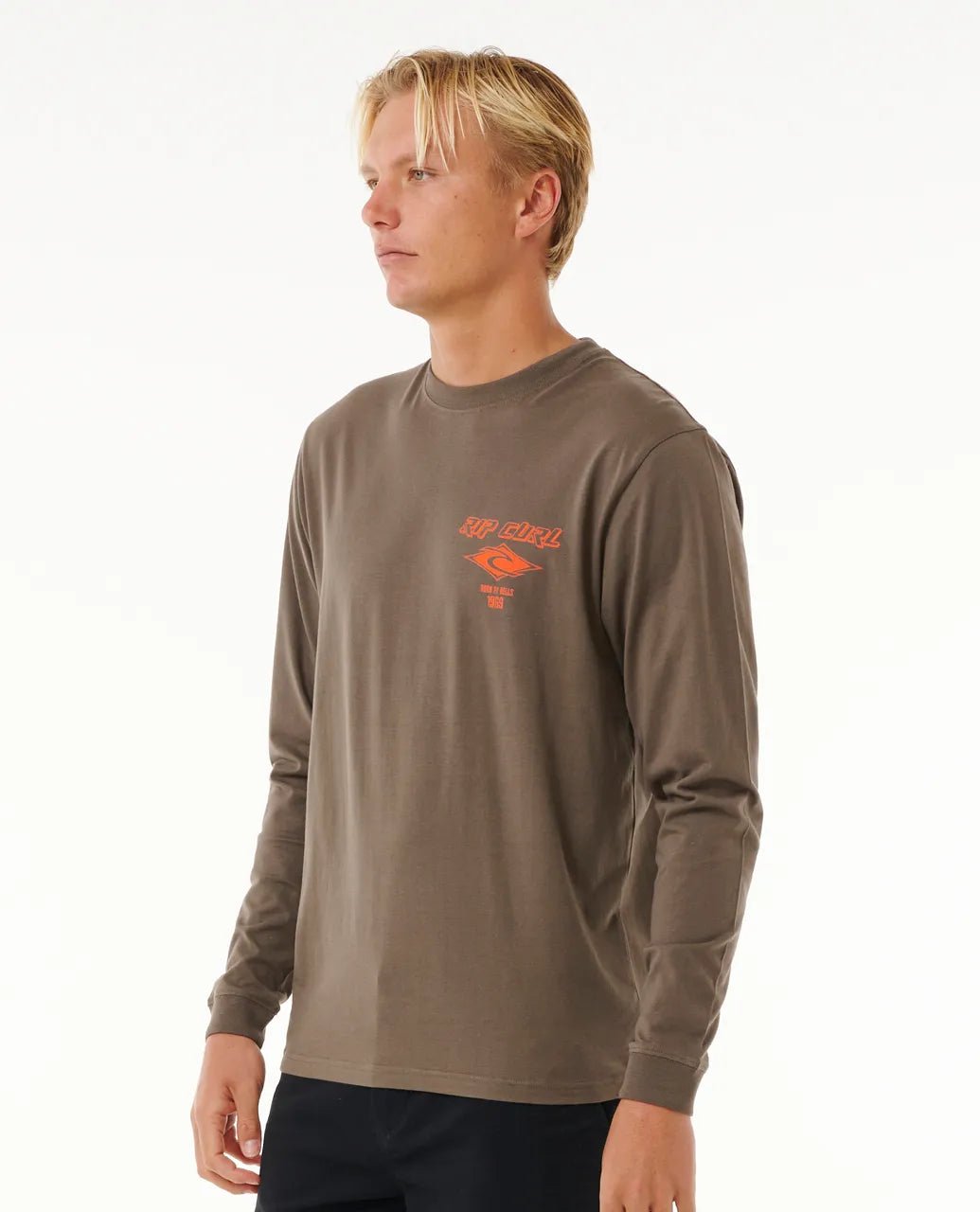 Fade Out Icon L/S Tee - Rip Curl0BQMTE - 2135 - Rock - L