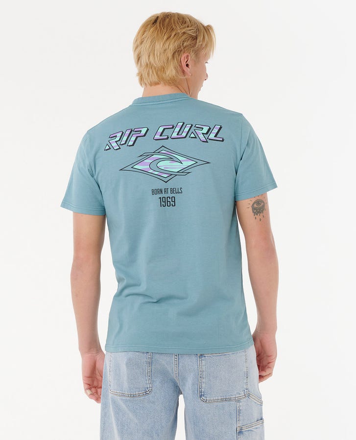 FADE OUT ICON TEE - Rip Curl0CAMTE - STORM BLUE - S