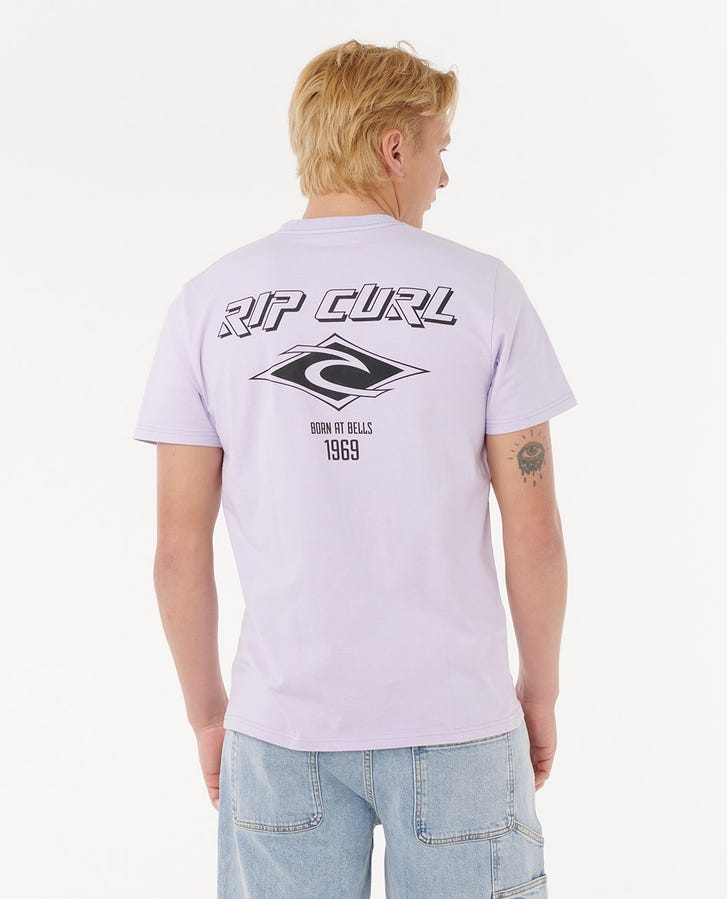 FADE OUT ICON TEE - Rip Curl0CAMTE - ICED LAVENDER - L