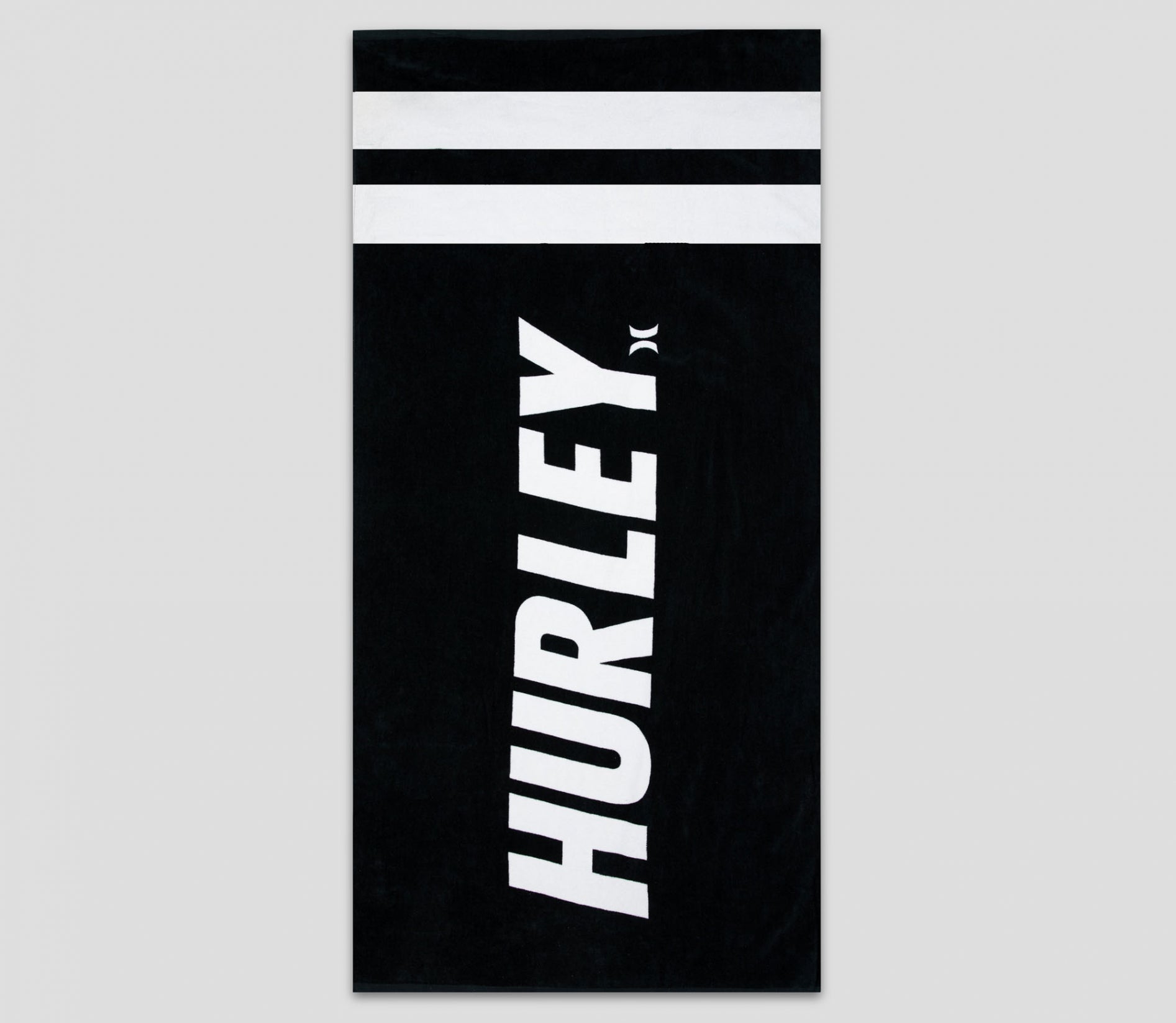 Fastlane 2 Stripe Towel - HurleyHAUA1020 - H010 - Black - 1SZ