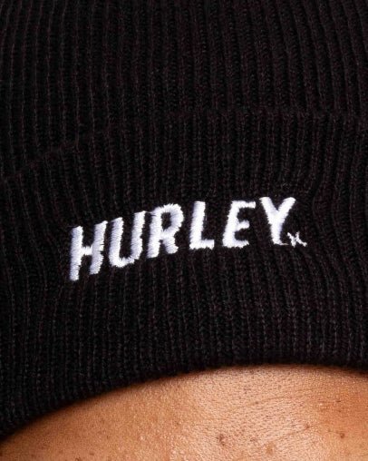 Fastlane Beanie - HurleyAMBE23QFBBLK - Black - 1SZ