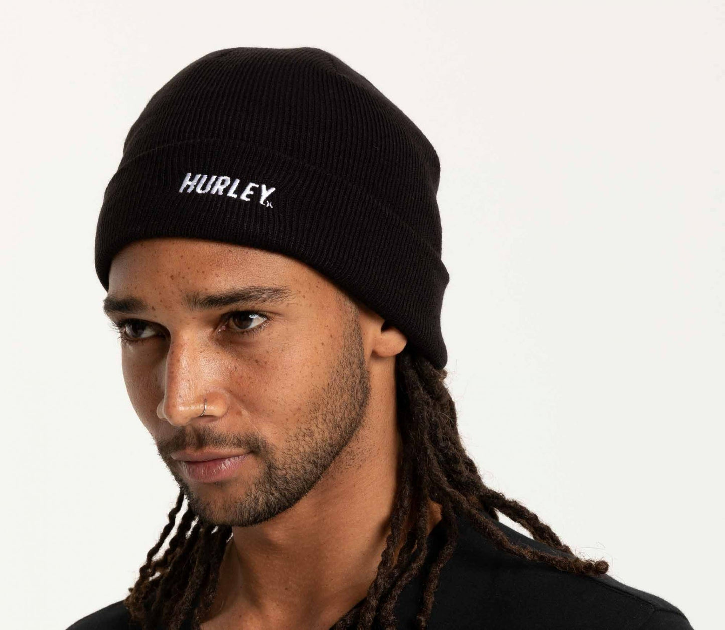 Fastlane Beanie - HurleyAMBE23QFBBLK - Black - 1SZ