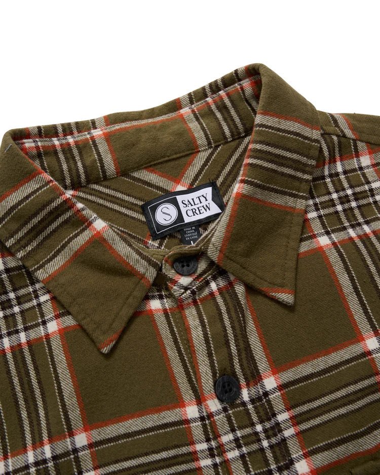 Fathom LS Shirt - Salty CrewSCM54400 - Military - L