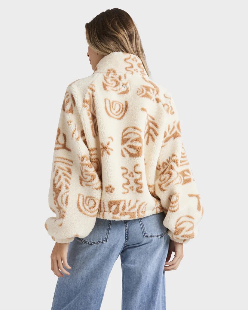 FEELING PLAYFUL HALF ZIP CREW - BillabongUBJFT00280 - MULTI - XS/6