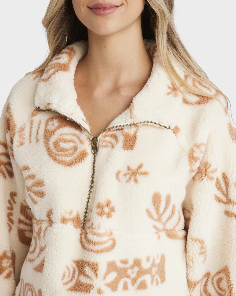 FEELING PLAYFUL HALF ZIP CREW - BillabongUBJFT00280 - MULTI - XS/6