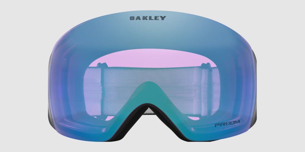 Flight Deck L Matte Blk - Oakley0OO7050 - 7050F000 - Matte Blk w/Prizm Snow Iced Iridi - L