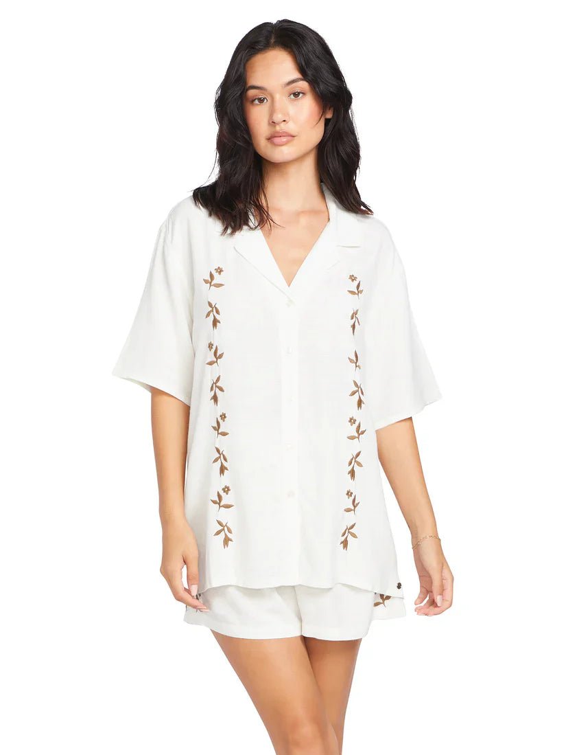 Florez Shirt - VolcomB0432470 - SWH - White - 10