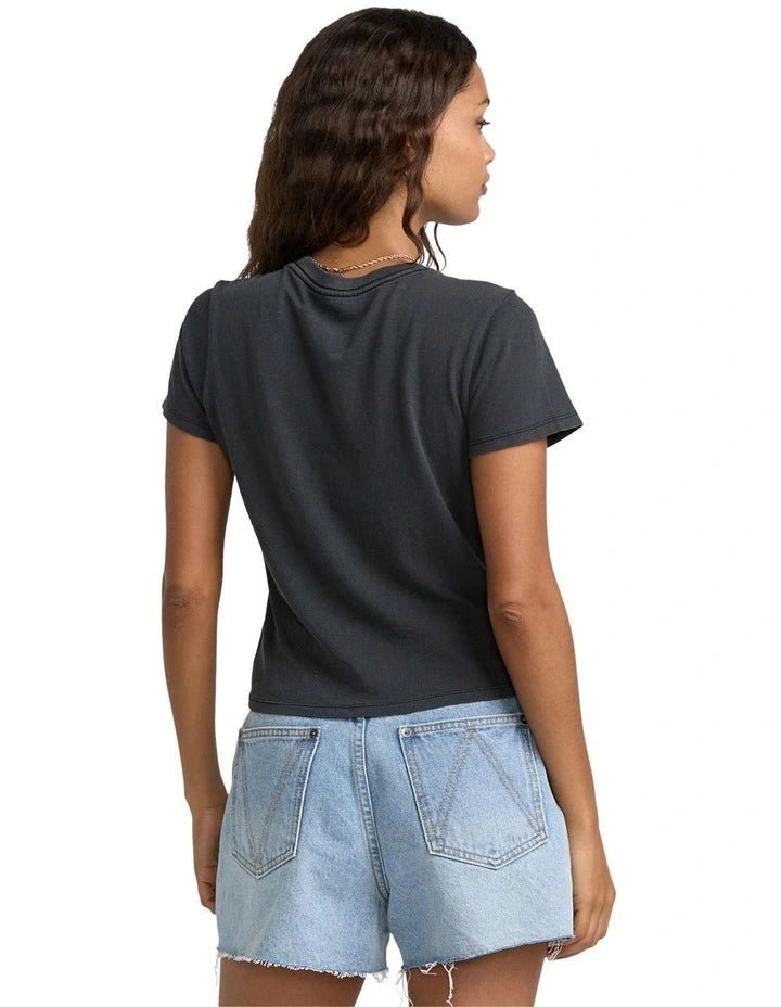 FOREVER TEE - RVCA23B352509 - Washed Black - XS/6