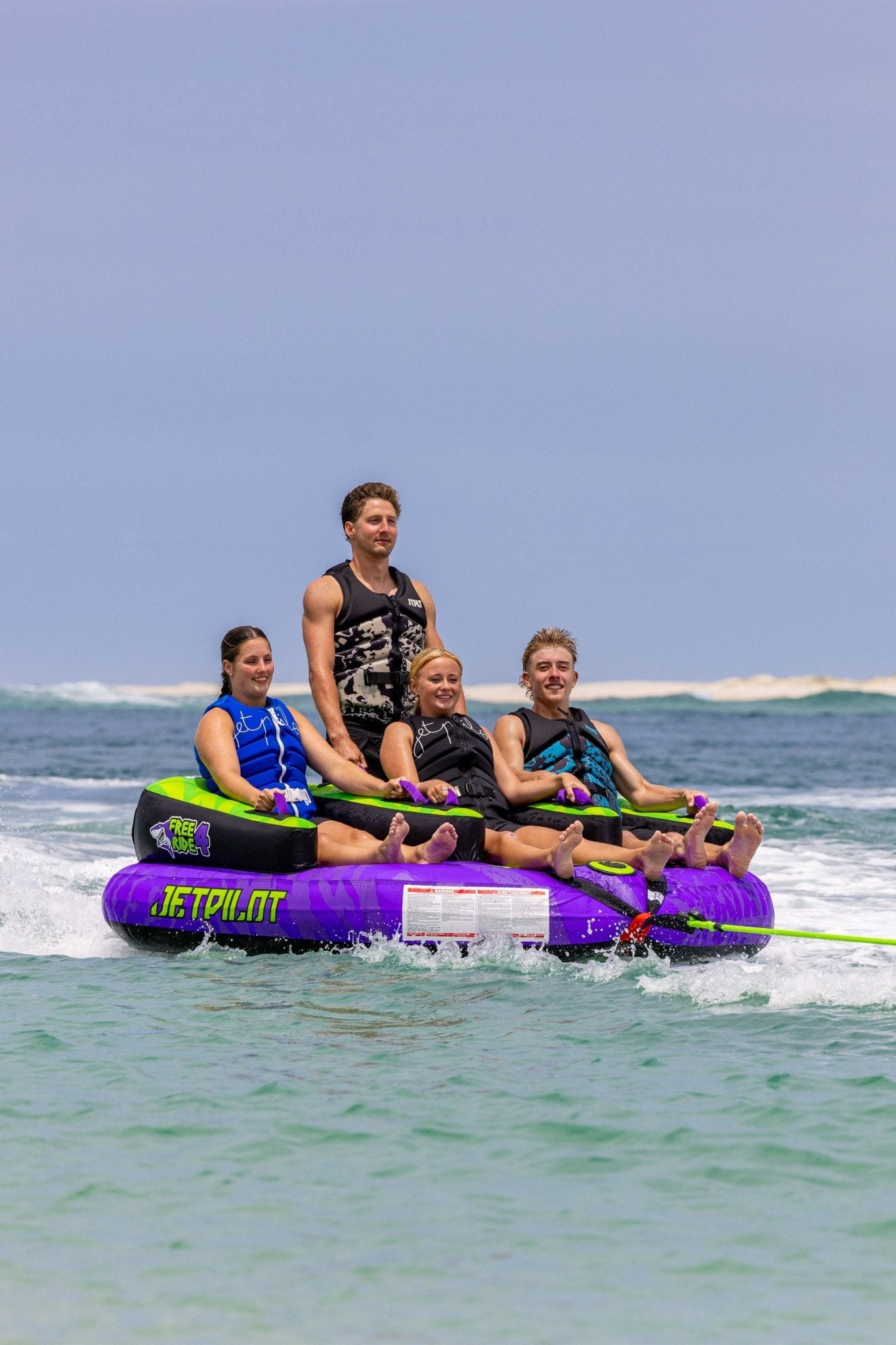 FREERIDE 4 TOWABLE - Jet PilotJA24011 - Purple/Green -