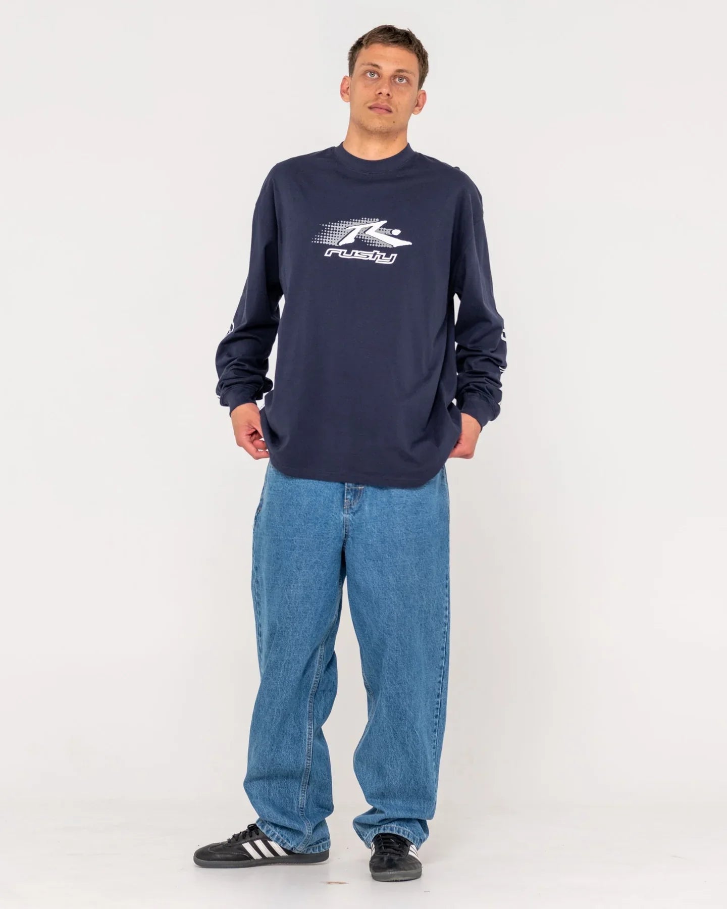 Function Long Sleeve Tee - RustyTTM2951 - NVB - Navy Blue - L