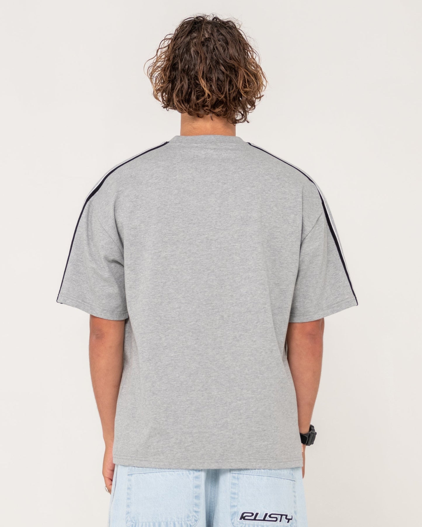 Gaffa Taped Short Sleeve Tee - RustyTTM2982 - Grey Marle - L