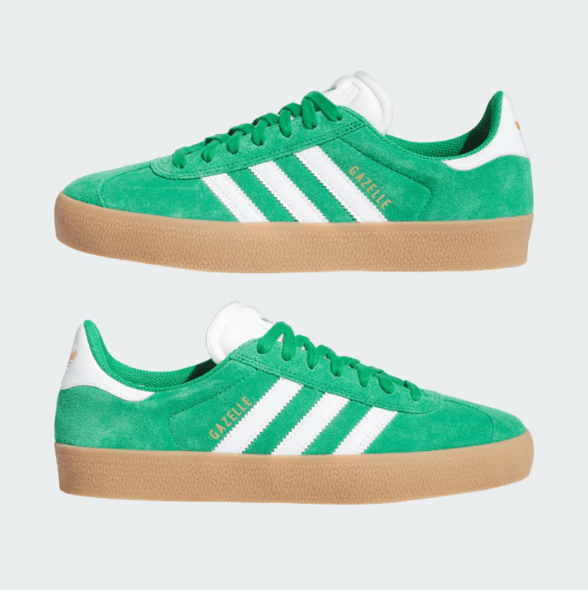 Gazelle Adv - Adidasjh5247 - grn - Green/White/Gold - M10toL11.5