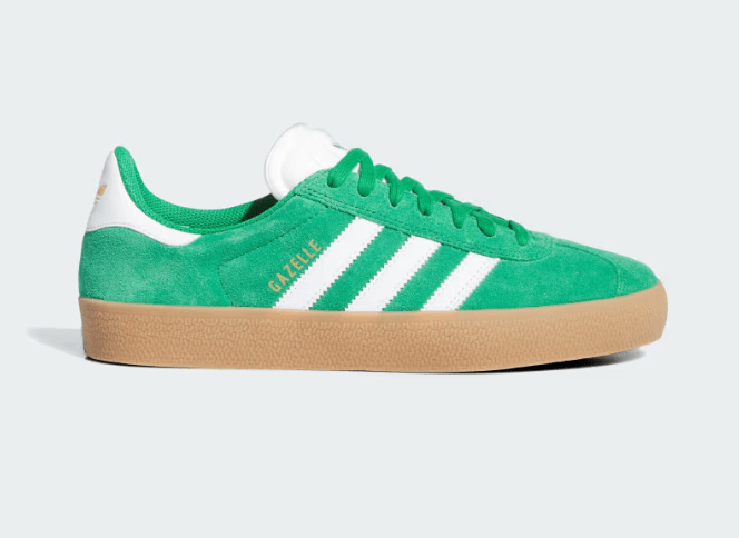 Gazelle Adv - Adidasjh5247 - grn - Green/White/Gold - M10toL11.5