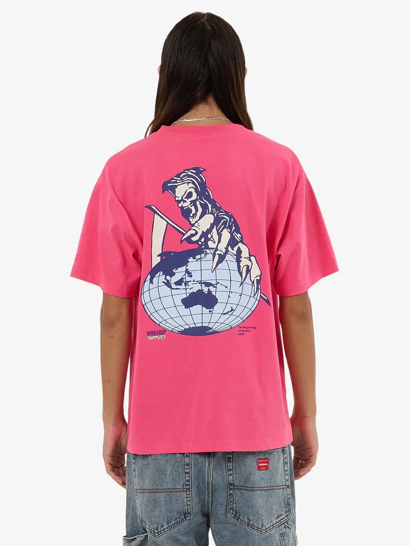 Get A Grip Tee - WorshipPR24 - 110H - Magenta - L