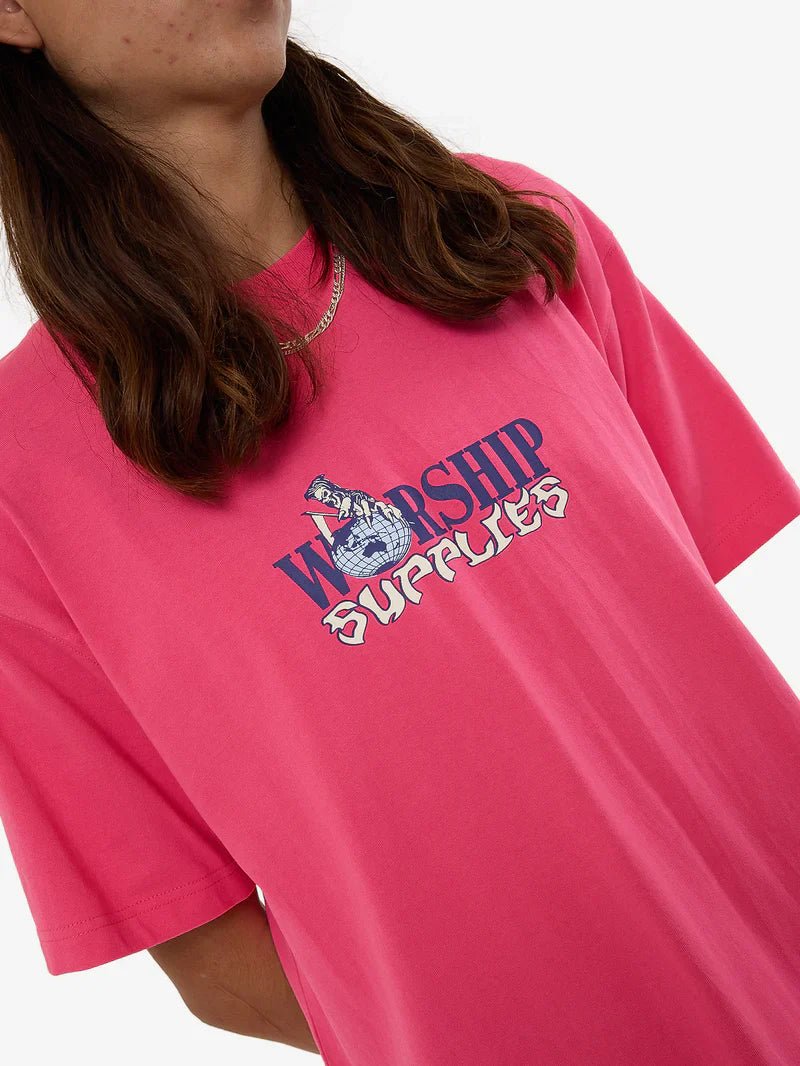 Get A Grip Tee - WorshipPR24 - 110H - Magenta - L