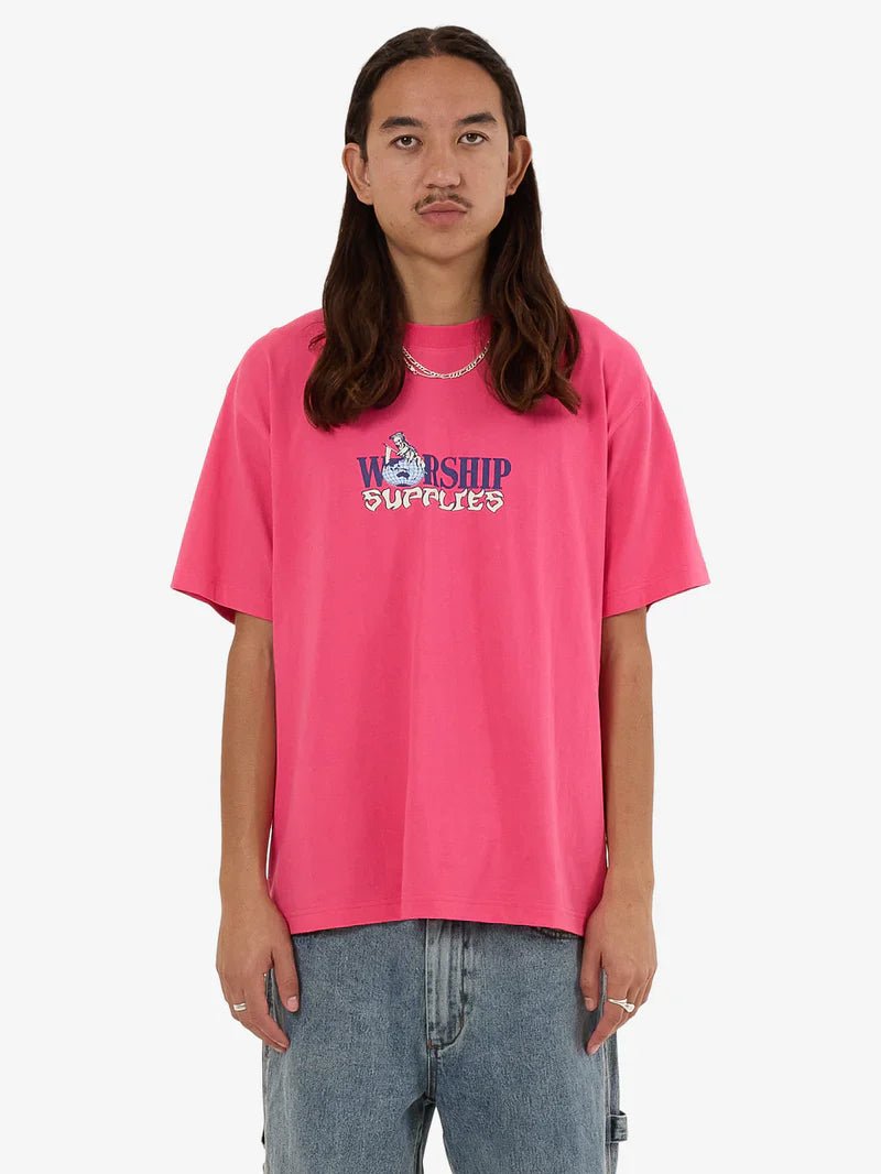 Get A Grip Tee - WorshipPR24 - 110H - Magenta - L