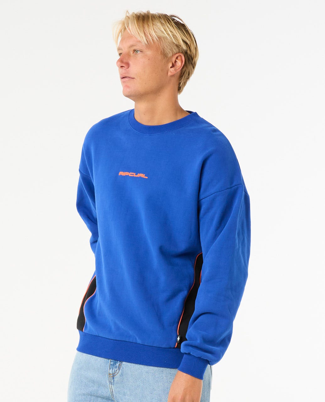 GIANT PRAWN CREW - Rip Curl077MFL - ELECTRIC BLUE - S