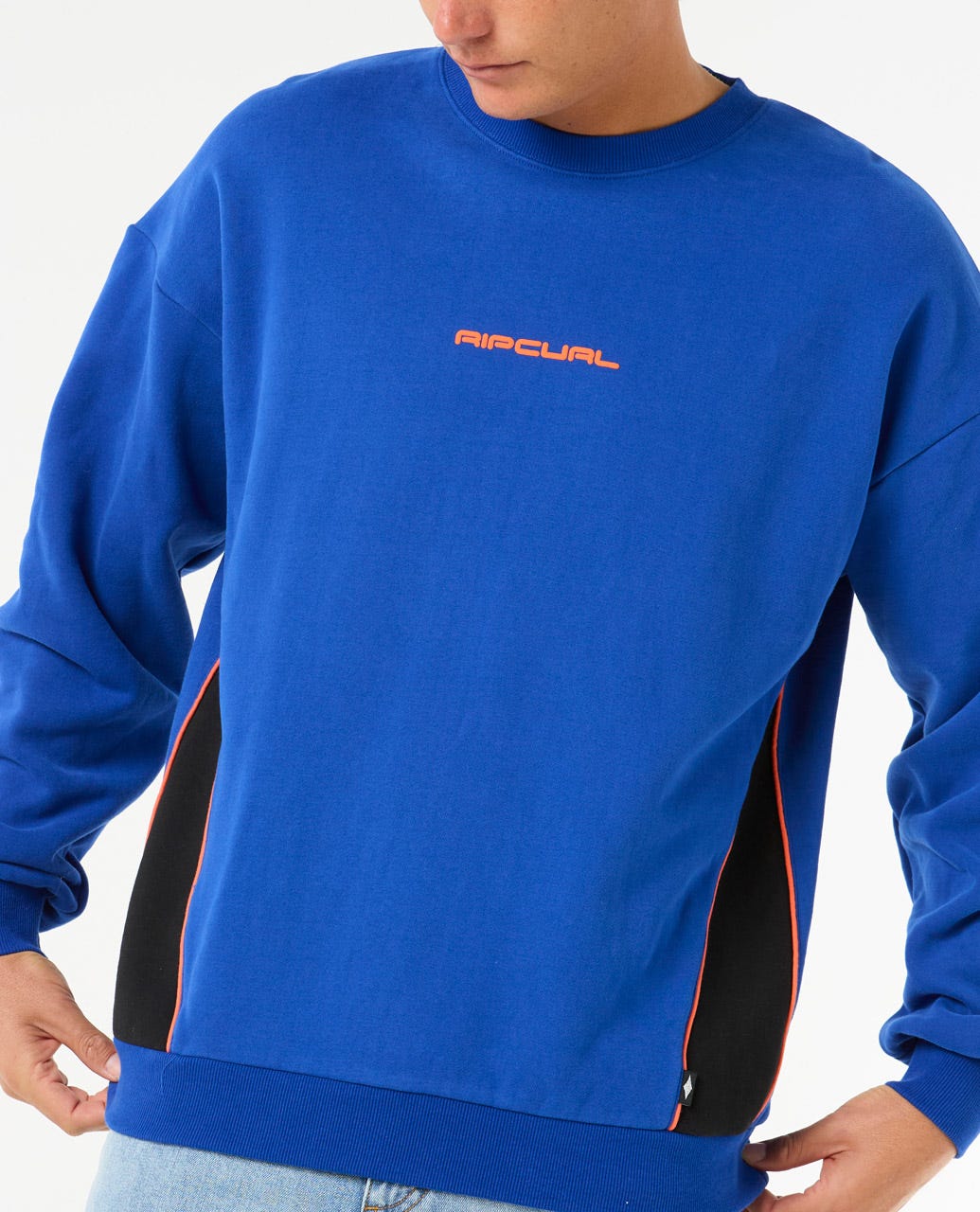 GIANT PRAWN CREW - Rip Curl077MFL - ELECTRIC BLUE - S