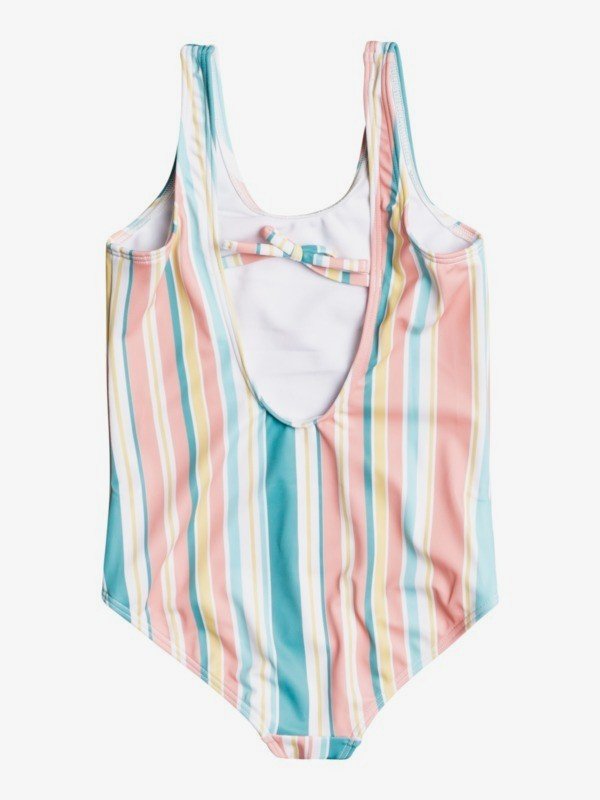 Girls Happiness One Piece - RoxyERLX103073 - BLR6 - Latigo Bay Beachy Stripe - 4