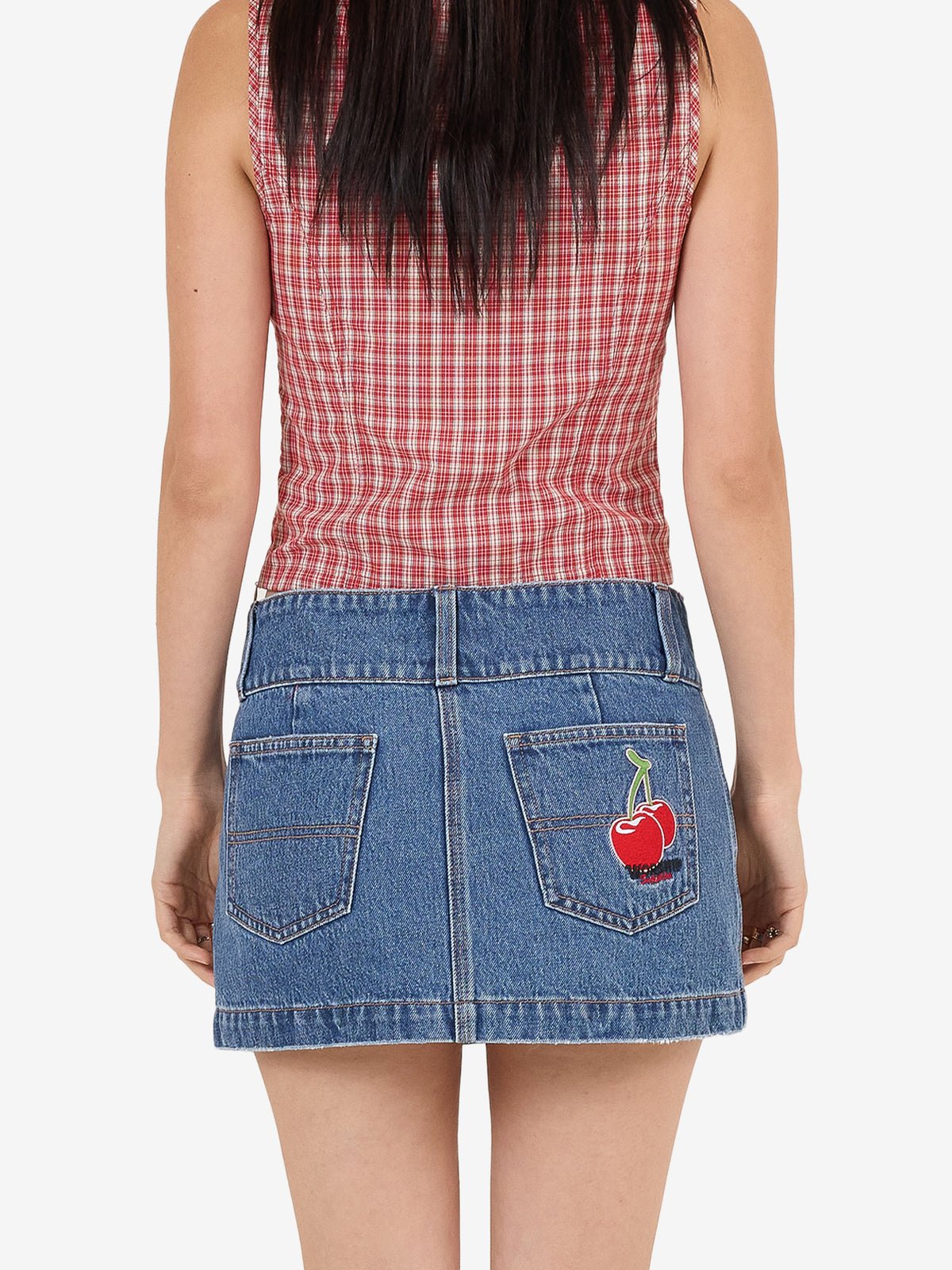 Glazed And Confused Micro Skirt - WorshipWPH25 - 308E - 6 - Sky High Blue