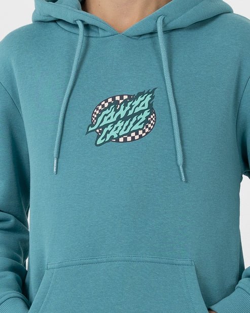 Goal Flame Centre Hoodie - Santa CruzSB125 - HO04 - Ocean - 10